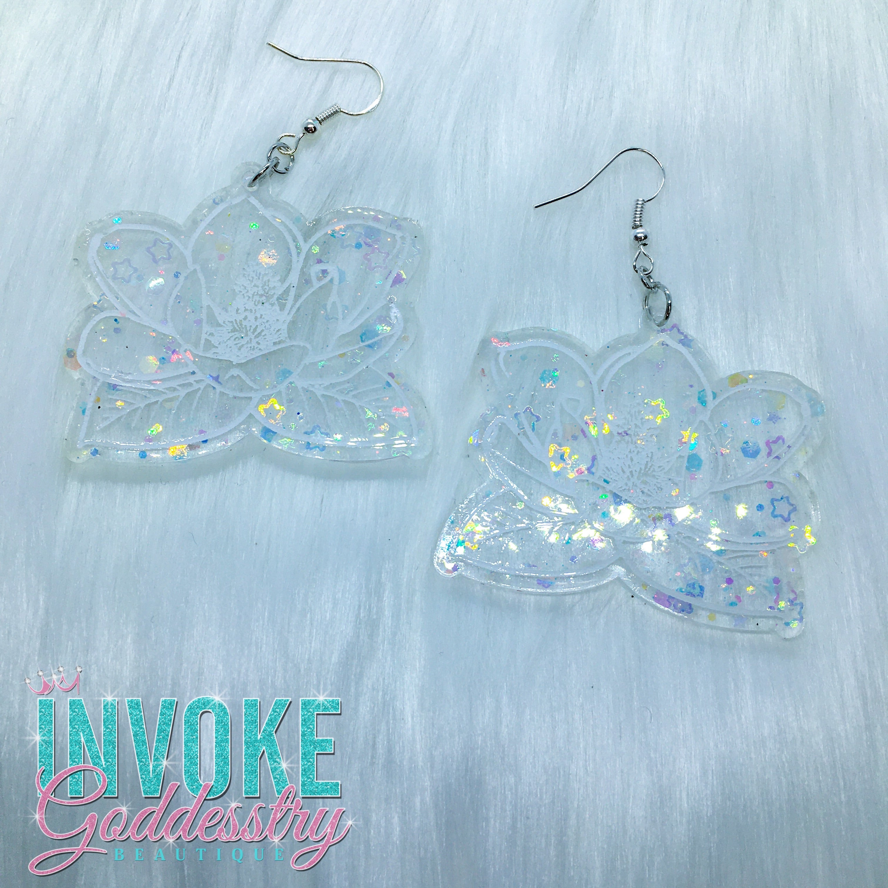 “Crystal Clear” Magnolia Earrings