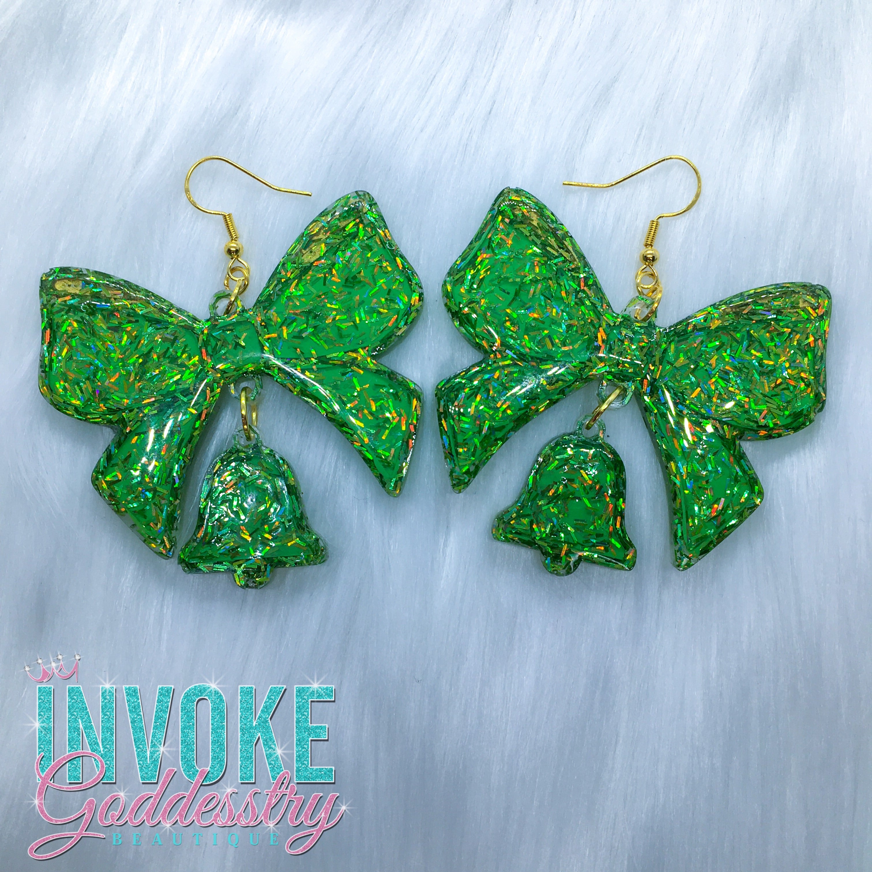 “Ching, Ching, Ching” Bow Jingle Earrings