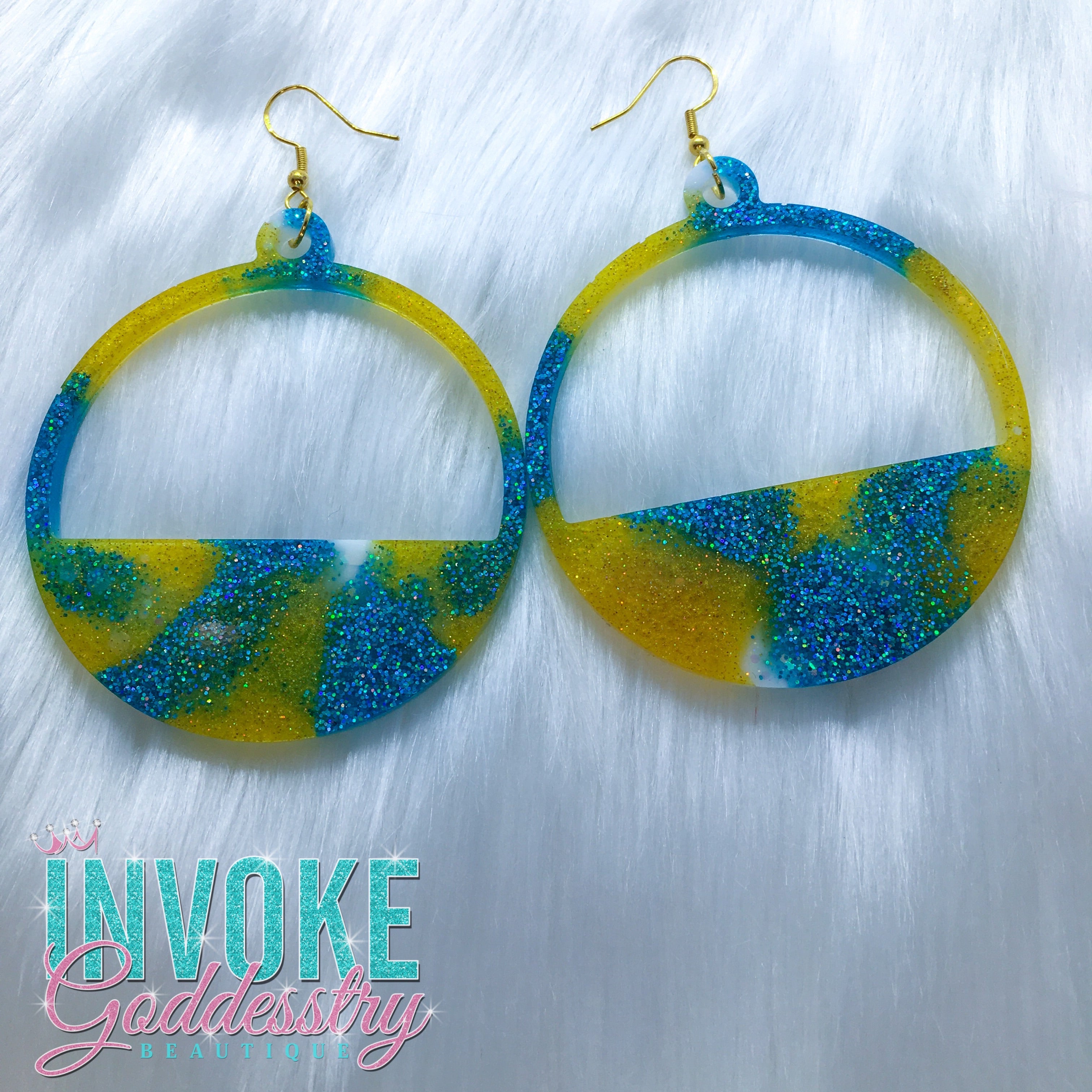 "Elena C" Hoop Earrings